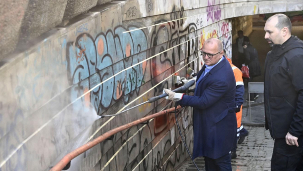 MILION EVRA ZA LEPŠI GRAD Vesić: Beograd ove godine obezbeđuje novac za uklanjanje grafita