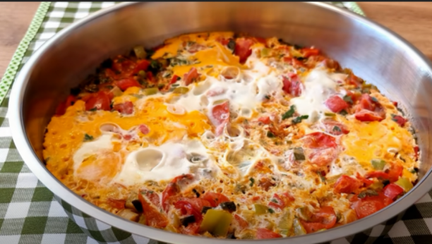 MENEMEN TURSKI RECEPT ILI PO NIŠKI PRŽENIJA Preukusno jelo iz tiganja gotovo za pola sata!