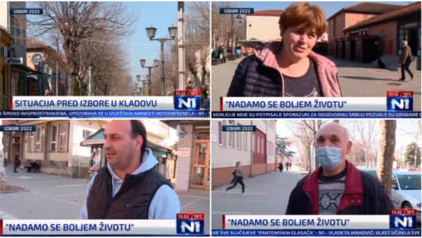 ĐILAS IMA DA POBESNI KAD OVO VIDI Reporter N1 došao u Kladovo da iskamči neki napad naroda na Vučića, kad ono - ĆORAK!