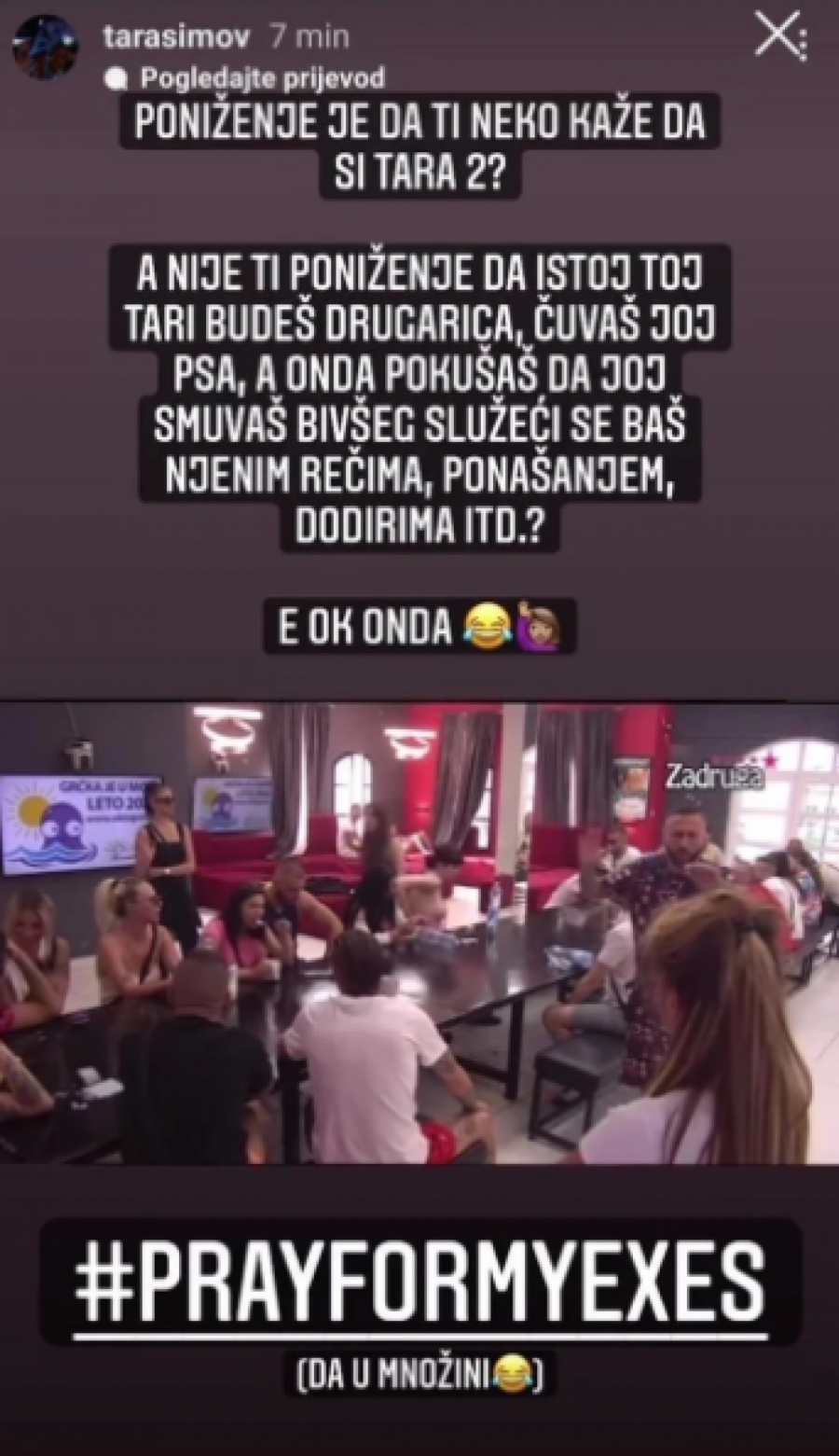 TARA ŽESTOKO UDARILA NA MARTINU! Poručila joj: Nije ti poniženje da pokušavaš da mi smuvaš bivšeg?!