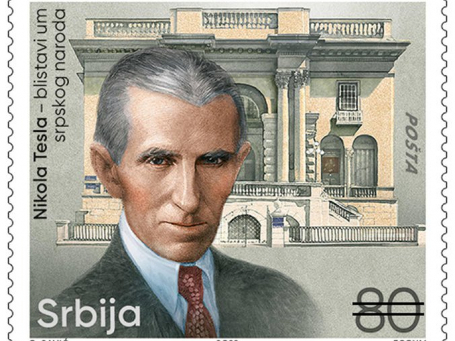 NIKOLA TESLA – BLISTAVI UM SRPSKOG NARODA Predstavljanje poštanske marke u čast našeg slavnog naučnika!