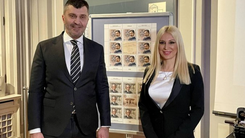 NIKOLA TESLA – BLISTAVI UM SRPSKOG NARODA Predstavljanje poštanske marke u čast našeg slavnog naučnika!