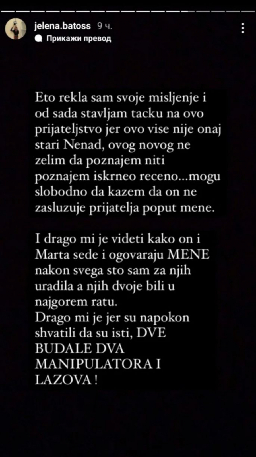 JAVNO GA SE ODREKLA! Isplivala šokantna prepiska Nenada Aleksića i bivše zadrugarke: Manipulator i lažov! (FOTO)