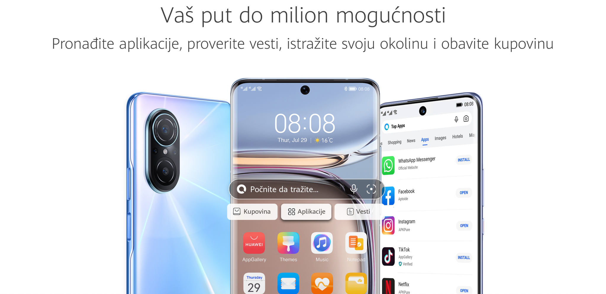 Tražite moćan i elegantan pametni telefon? Upoznajte HUAWEI nova 9 SE!
