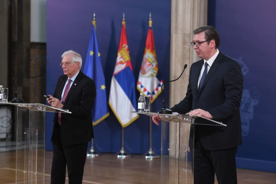 Borelj čestitao pobedu Aleksandru Vučiću na predsedničkim izborima