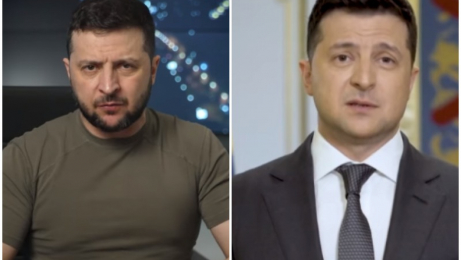 ZELENSKI SVOJOM MAJICOM ŠALJE SNAŽNU PORUKU Zašto je ukrajinski predsednik zamenio plavo odelo i obuo patike od 50 dolara?