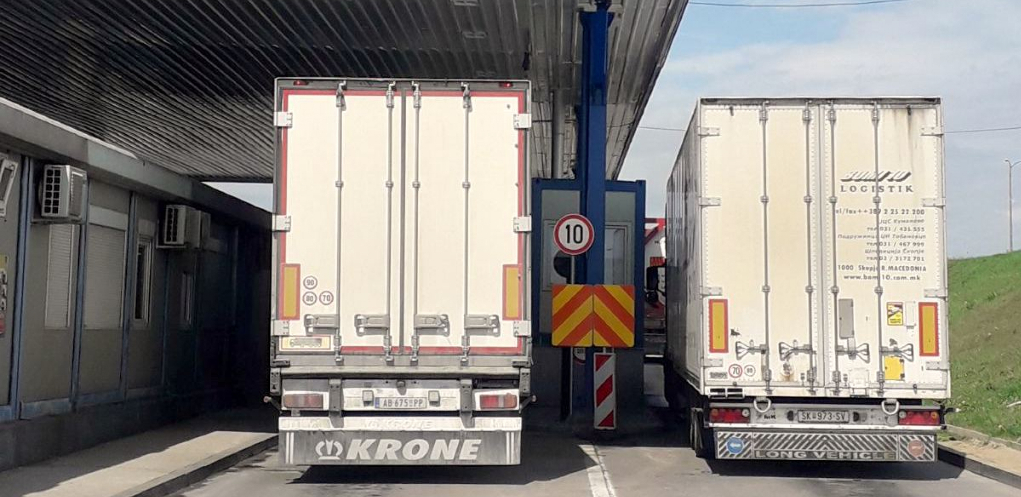 POVOLJNO VREME ZA VOŽNJU Na graničnom prelazu Horgoš kamioni čekaju tri sata