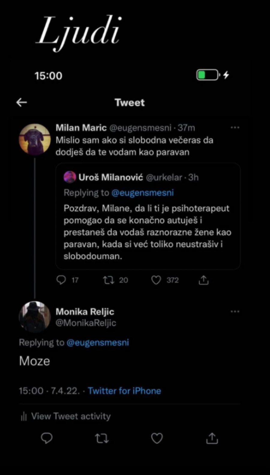 DO KAD ĆE TI RAZNORAZNE ŽENE BITI PARAVAN?! Glumca napali na društvenoj mreži, on im jednom rečenicom zapušio usta! (FOTO)