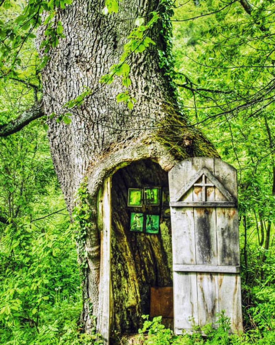 BOŽJI DOM KAO IZ BAJKE Jedinstvena crkvica u celom svetu skrivena u hrastu
