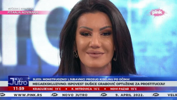 SKANDAL DOBIJA NOVI EPILOG Dušica Grabović javno obelodanila ko joj je smestio aferu oko elitne prostitucije