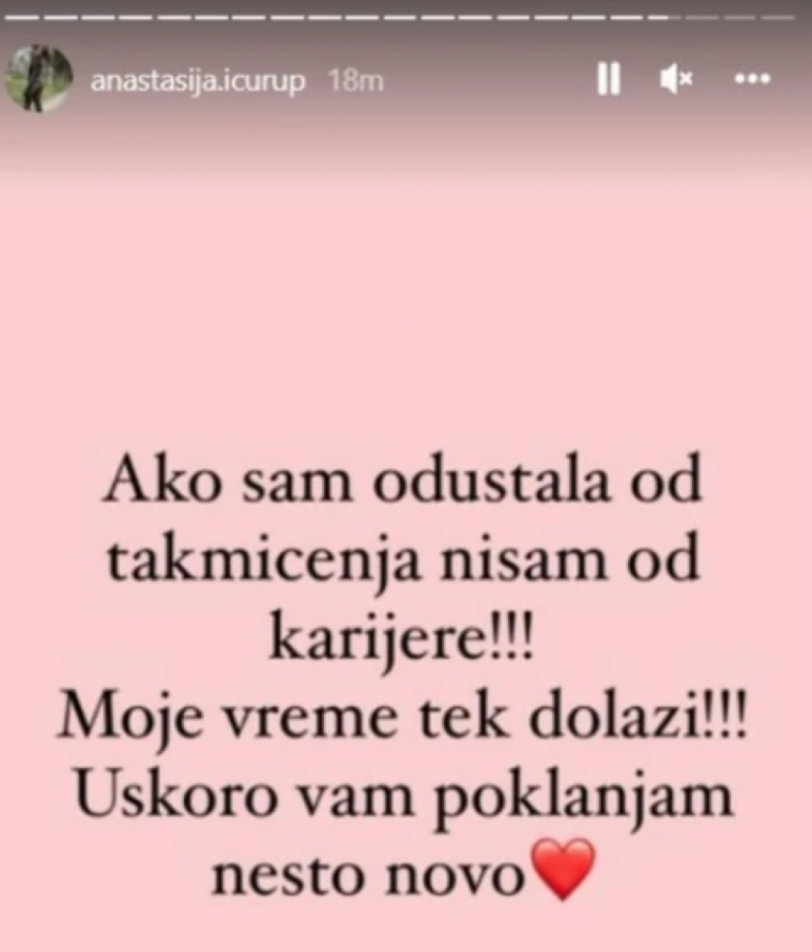 MOJE VREME TEK DOLAZI! Oglasila se učesnica 