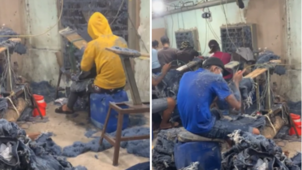 OVAKO SE PROIZVODE MODERNE FARMERKE Pune su hemikalija i otrova koji su štetni za zdravlje ljudi (VIDEO)