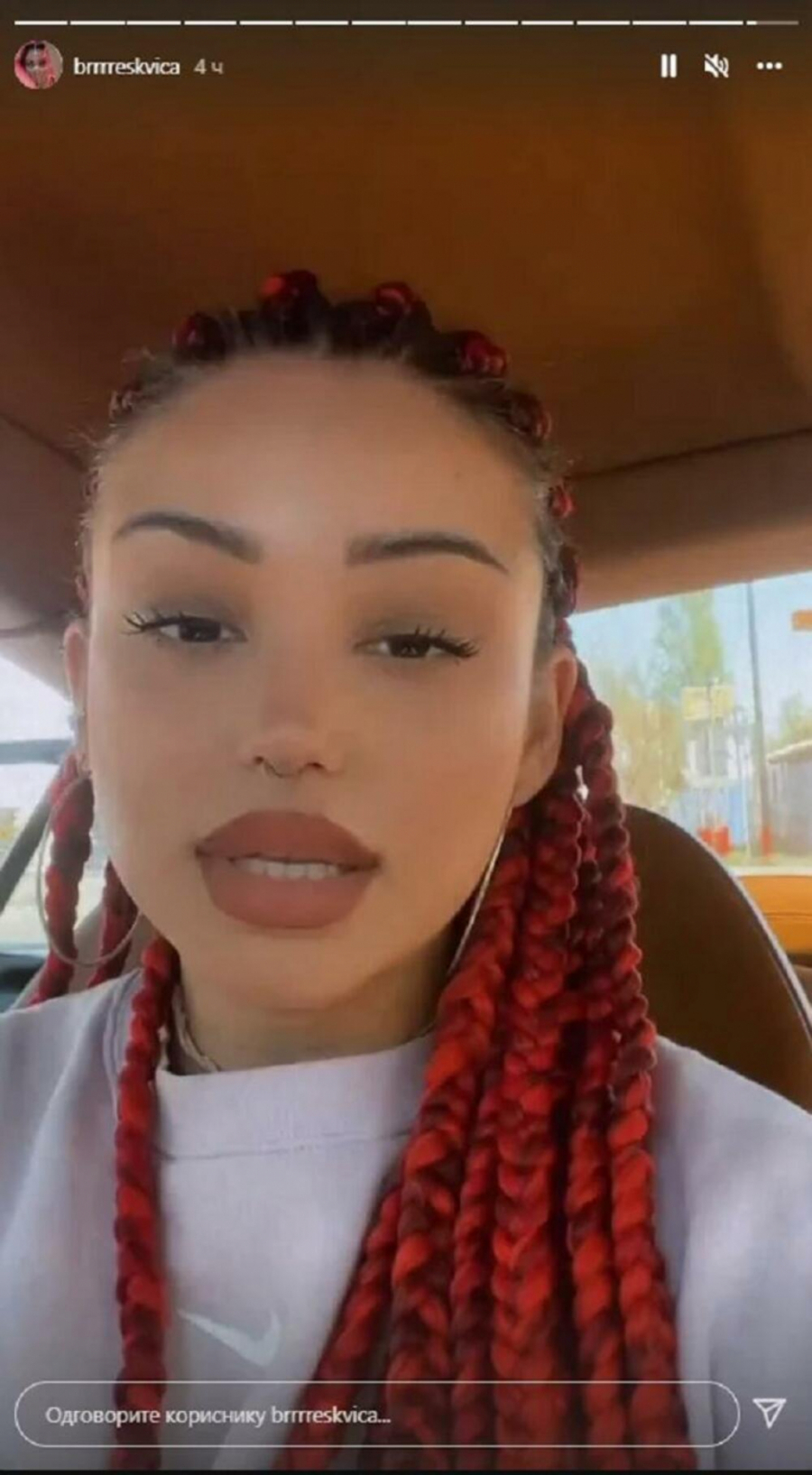 TO JE MOJ NAJVEĆI STRAH U ŽIVOTU Breskvica napravila skandal u saobraćaju, vrištala i dozivala pomoć nasred puta