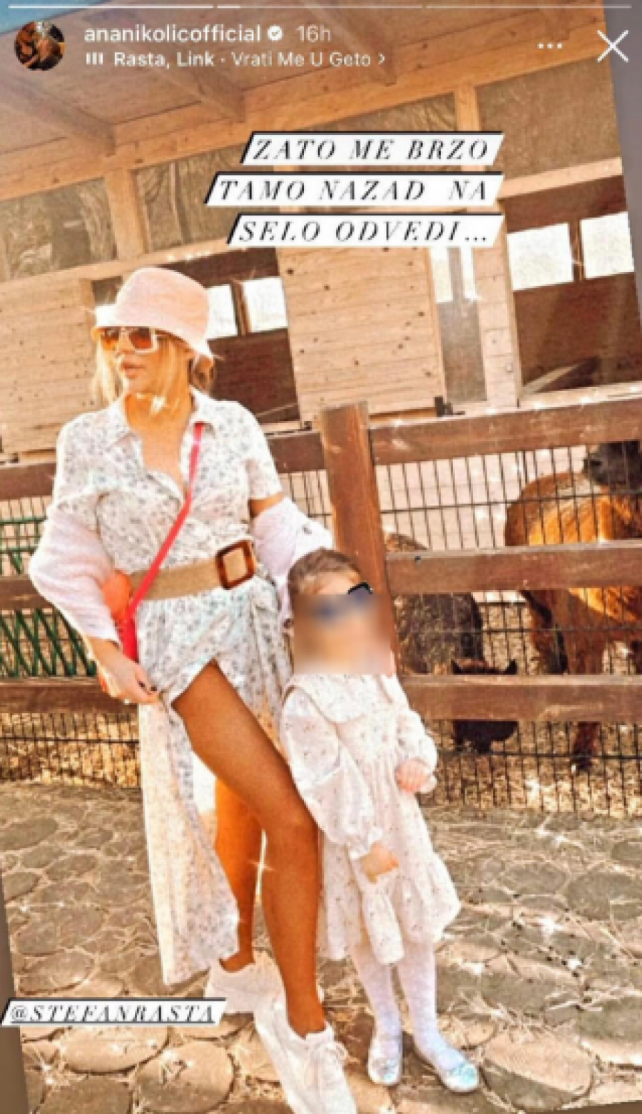 ANA NIKOLIĆ IZNENADILA STORIJEM NA INSTAGRAMU Podelila Rastinu pesmu uz ovu fotografiju, označila ga, a evo i šta je poručila (FOTO)