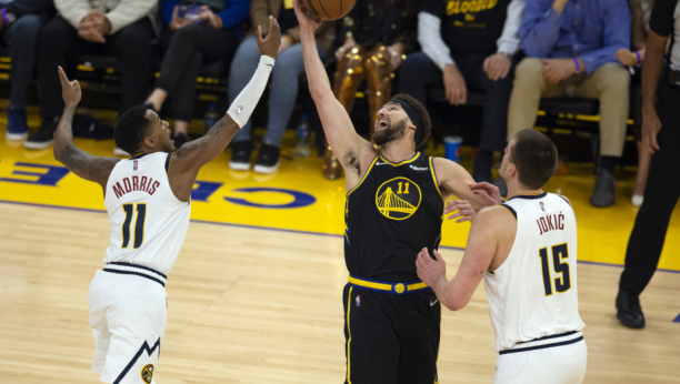 JOKIĆ NE MOŽE SVE SAM Denver nemoćan u prvom meču plej-ofa protiv Golden Stejta (VIDEO)