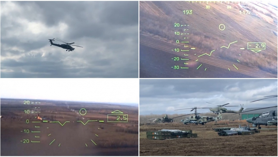POGLEDAJTE KAKO NOĆNI LOVAC SIPA SMRT SA NEBA Ruski Mi-28n izvršili uspešan raketni napad na kamufliranu ukrajinsku PVO (VIDEO)