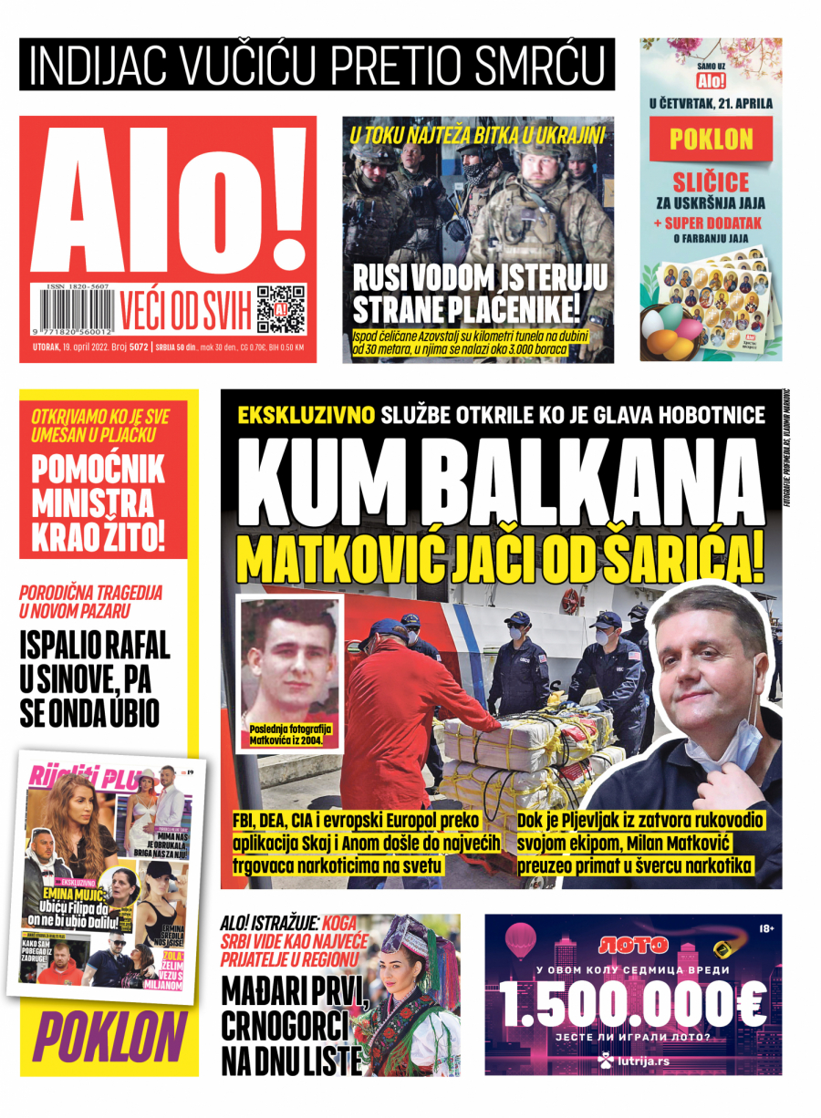 AMERI I EVROPLJANI OTKRILI KO JE GLAVA HOBOTNICE Najveći bos Balkana! Matković moćniji od Šarića