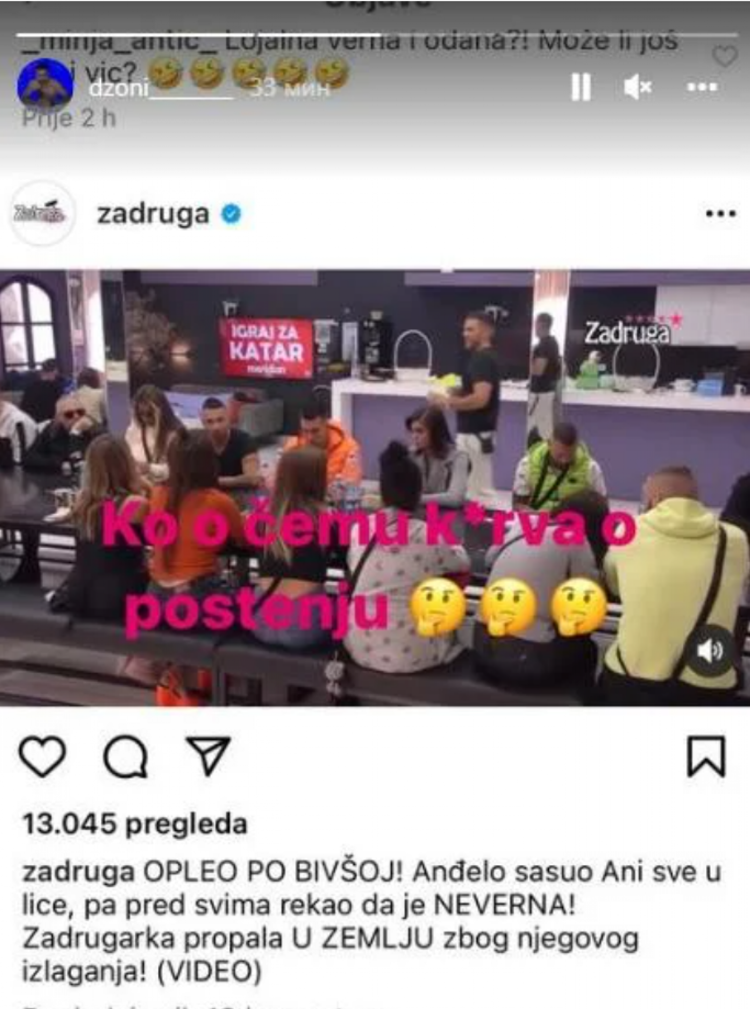 BRUTALNO JE PONIZIO Nakon što je Anđelo Ranković rekao da je neverna, oglasio se i bivši dečko Ane Jovanović