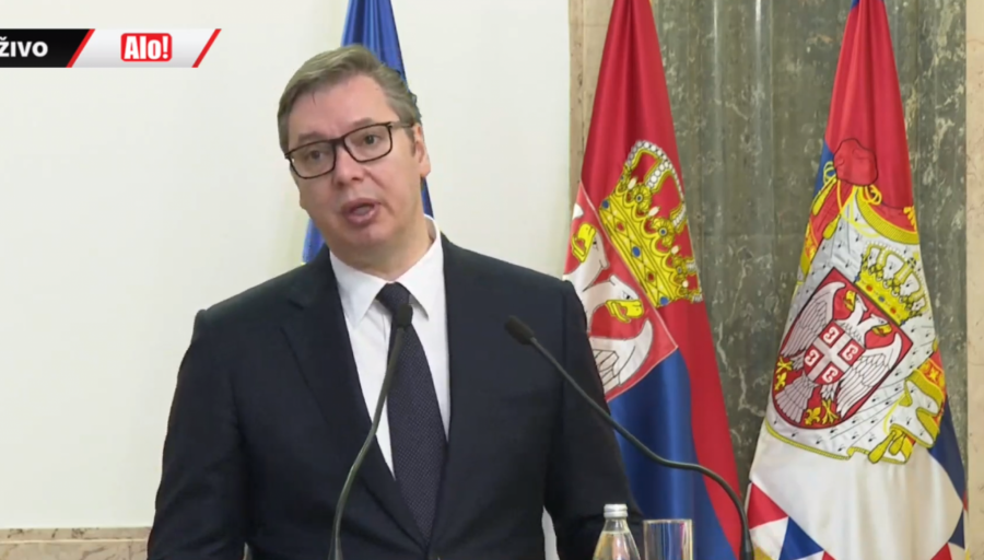 PREDSEDNIK VUČIĆ IZ PREDSEDNIŠTVA Zabrinut sam, imam molbu za EU i Albance - ne činite to