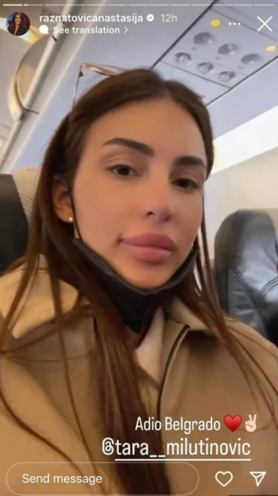 ANASTASIJA NAPUSTILA SEVILJU Cecina ćerka se rastala od dečka, a nakon samo nekoliko sati u Beogradu evo gde je ponovo otputovala (FOTO)