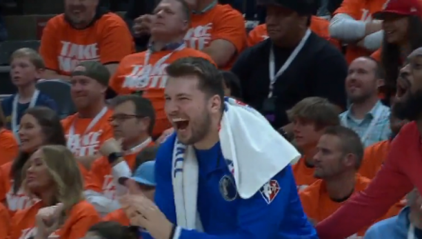 POTPUNO JE POLUDEO O slavlju Luke Dončića priča cela NBA liga, nikad nismo videlo ovakvog Slovenca (VIDEO)