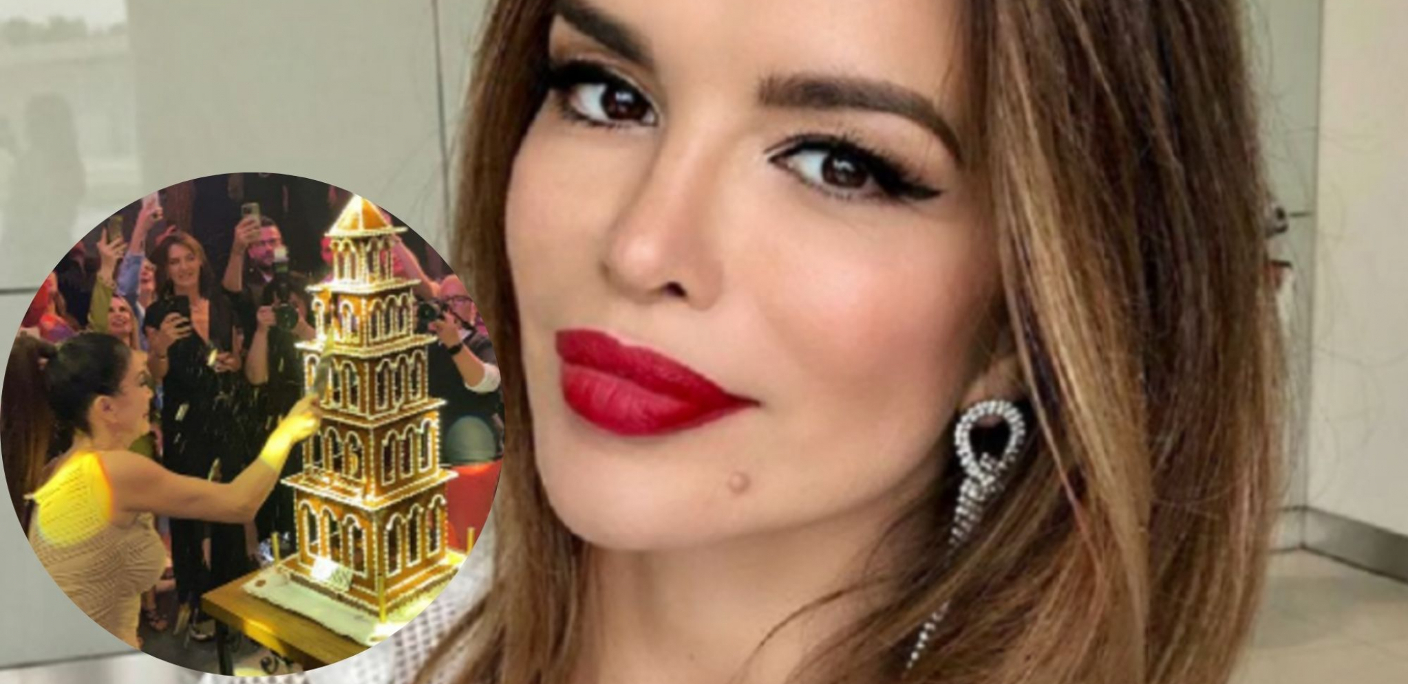 PEVAČICA PROSLAVILA JUBILARNI ROĐENDAN Torta u obliku katedrale, srpska estrada, ludilo atmosfera (FOTO)