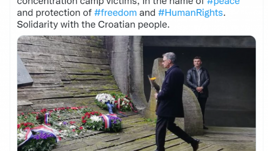 L’ambasciata italiana ha sputato sulla vittima di Jasenovac: simpatizzano con Ustascia!