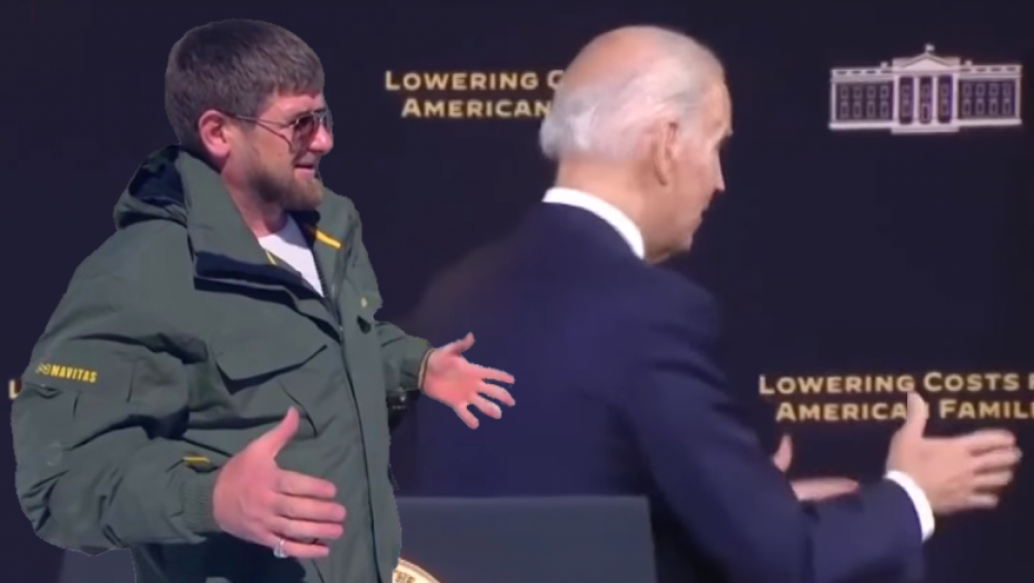 KADIROV NEMILOSRDAN PREMA BAJDENU Šta ako kauboj zamisli da je na rodeu i da mora da drži bika? (VIDEO)