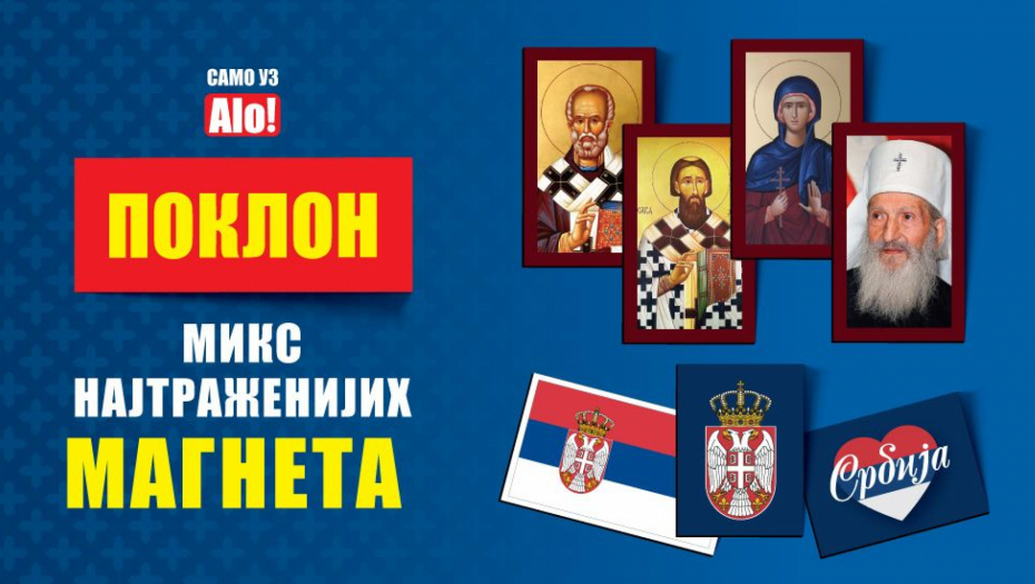 POKLON Alo! vam daruje miks najtraženijih magneta