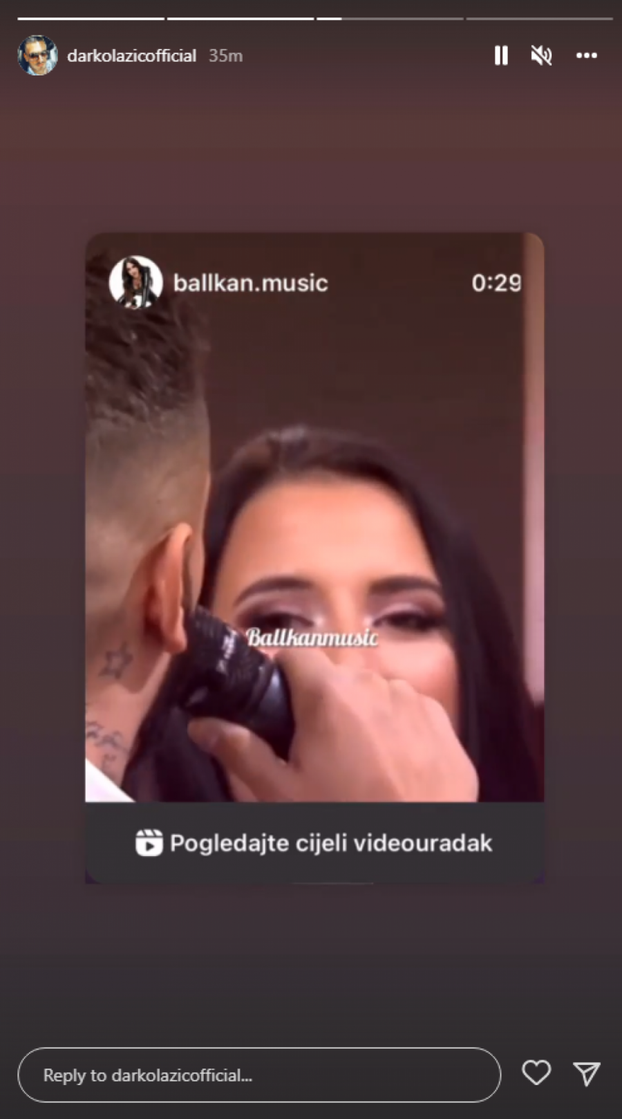 DARKOV ČUDAN INSTAGRAM STORI Dok čeka saslušanje, pevač izbacio video, a evo ko je sa njim