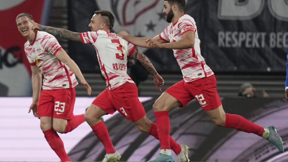 RASPUCAO SE LAJPCIG Napunili mrežu Augsburga do vrha i na bod su od Lige šampiona