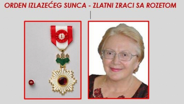 DODELJEN JAPANSKI ORDEN IZLAZEĆEG SUNCA Dobitnica prof.dr Ljiljana Marković, zaslužna za razvoj prijateljskih odnosa