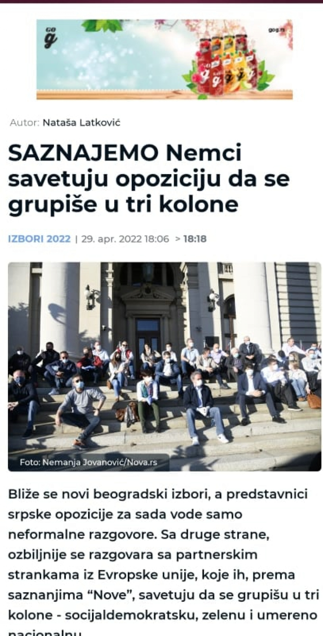 OVI SE VIŠE I NE SKRIVAJU Nemci postali savetnici opozicije