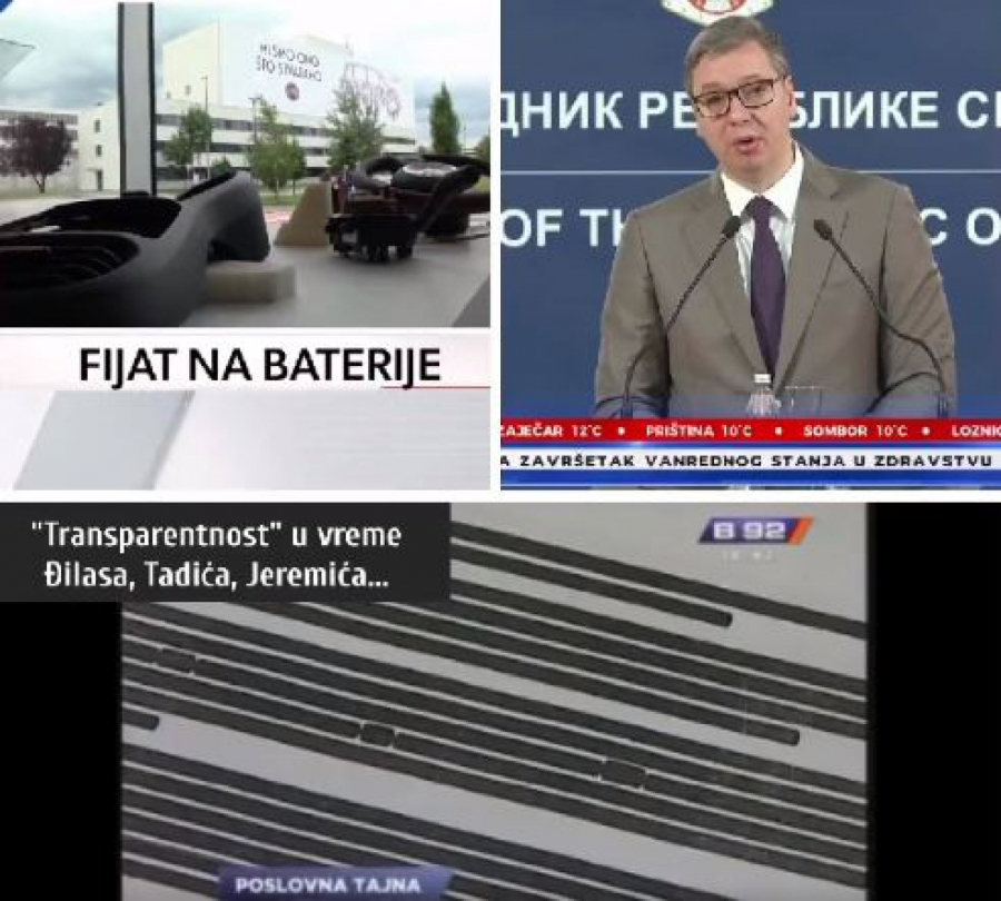 VUČIĆ POTPUNO TRANSPARENTAN, A BIVŠI REŽIM PRAVIO TAJNE UGOVORE! Sve se otkriva upravo na primeru Fijata!