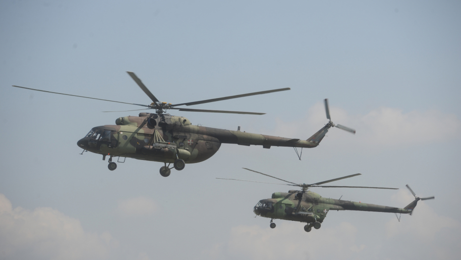 Helikopteri Vojske Srbije večeras će imati više preleta nad Beogradom