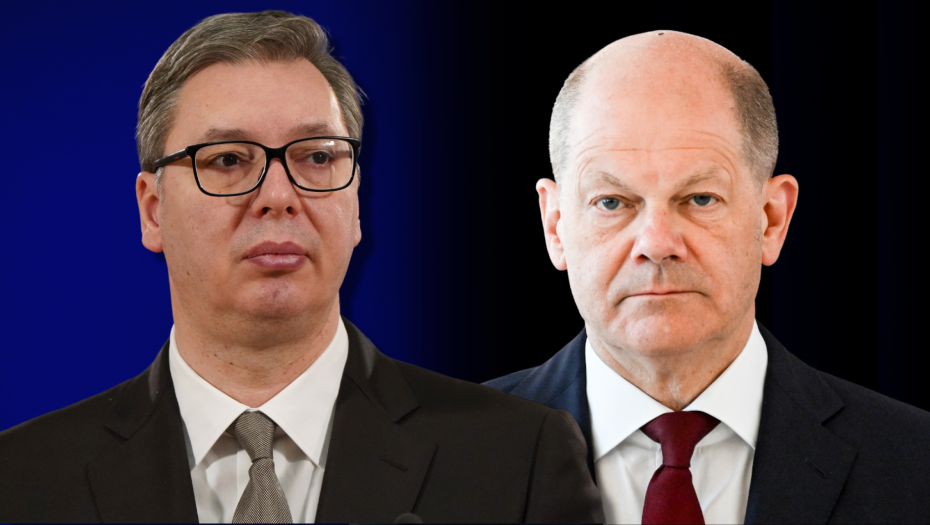 PREDSEDNIK SRBIJE U NEMAČKOJ Odigrava se ključni sastanak Aleksandra Vučića i Olafa Šolca, tema - KiM
