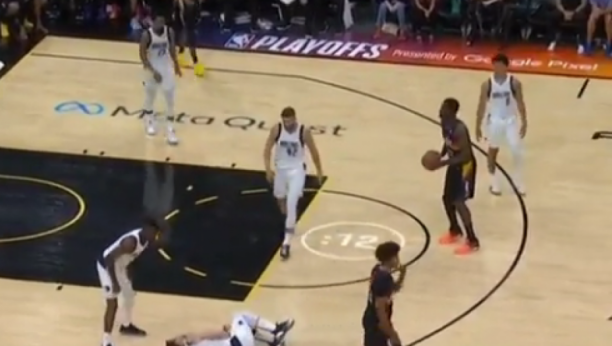 DONČIĆ KAO DŽORDAN Dobio udarac na nezgodno mesto, pa zatrpao koš i izgubio (VIDEO)