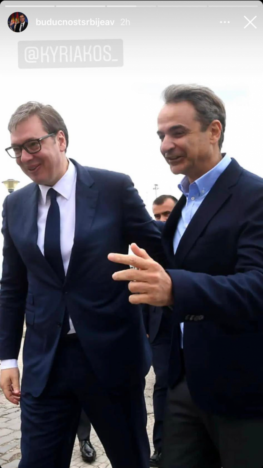 SASTANAK U NESVAKIDAŠNJEM AMBIJENTU Vučić razgovarao sa Kirjakosom i Šarl Mišelom u Grčkoj