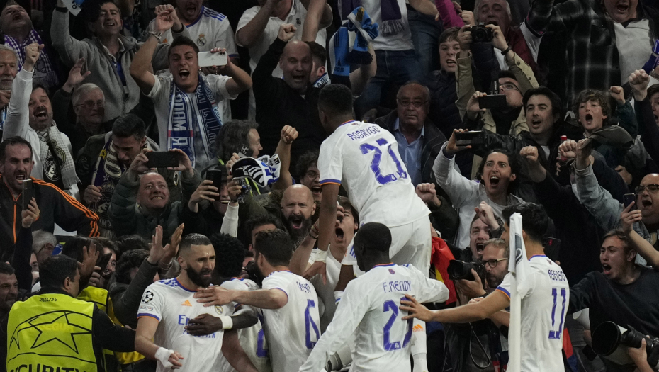 REAL SA IVICE AMBISA DO FINALA LIGE ŠAMPIONA Madriđani u trileru kakav se ne pamti srušili Siti, za "ušati" pehar protiv Liverpula u Parizu