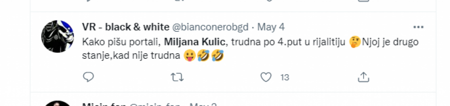 BOGINJA PLODNOSTI Na internetu se pojavila hit fotka Miljane Kulić (FOTO)