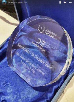 NJENA MUZIKA JE APOSLUTNO KREATIVNA Evrovizija još nije ni počela, a Konstrakta već dobila jednu nagradu (FOTO)