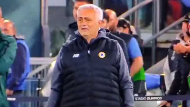 "POSEBNOG" SLOMILE EMOCIJE Žoze Murinjo plakao nakon plasmana u finale Lige konferencija (VIDEO)