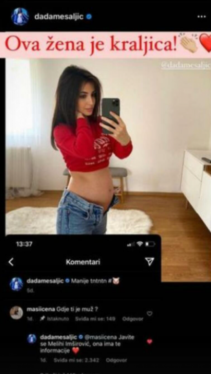 TRUDNU ZVEZDU GRANDA MUŽ PREVARIO SA KOLEGINICOM IZ TAKMIČENJA Dada se oglasila i otkrila šta se dogodilo