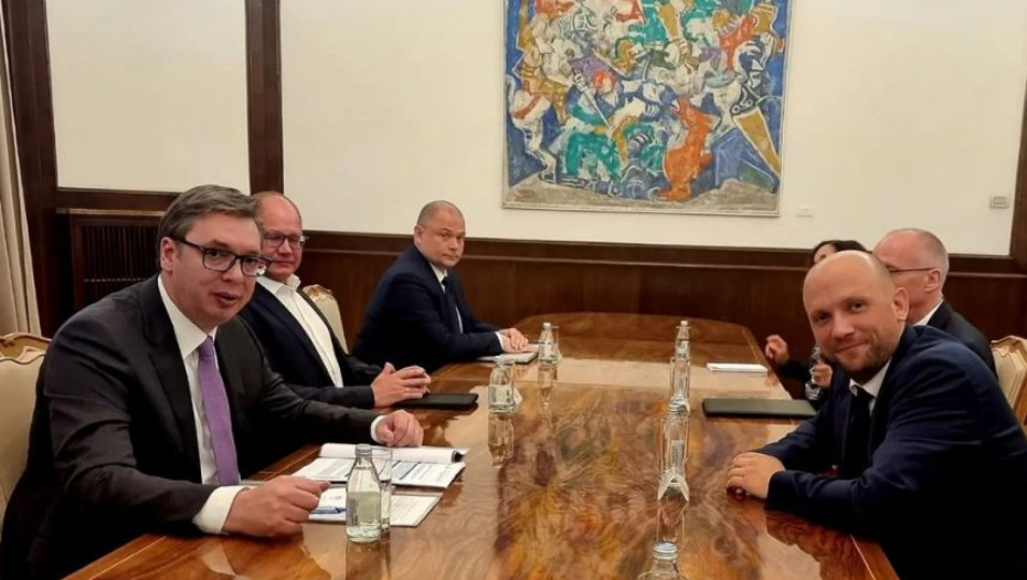 VAŽNI RAZGOVORI ZA SRBIJU Vučić se sastao sa Saracinom