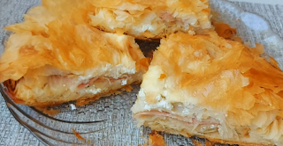 OVO MORATE PROBATI Burek sa šunkom u domaćoj varijanti (VIDEO)