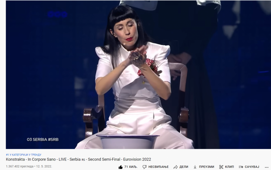 RUŠI SVE PRED SOBOM Konstrakta prva u trendingu, Evropa oduševljena srpskom predstavnicom, komentari se samo nižu