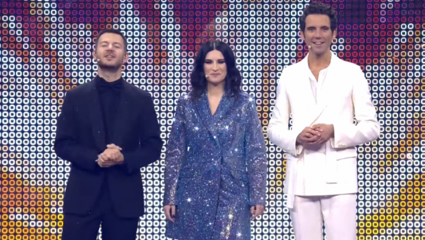 IZBLAJHANE ŠIŠKE I PLAVI TOP, STRAŠNO Voditelj usred finala Evrovizije žestoko izvređao Milana Stankovića, pojavio se snimak (VIDEO)