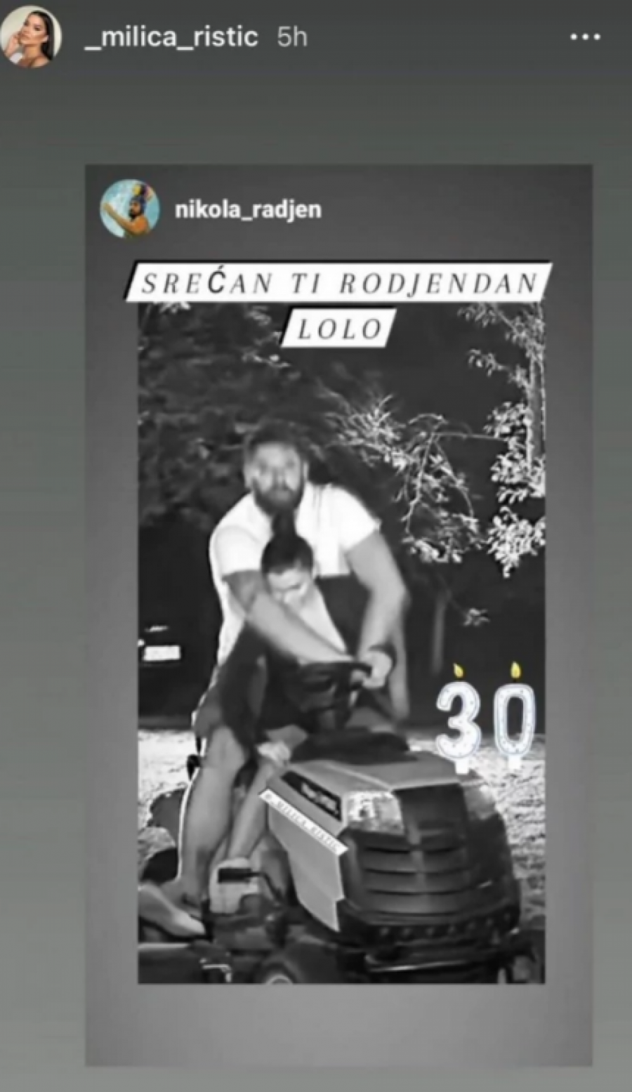 PRVA ZAJEDNIČKA FOTKA RAĐENA I MILICE NAKON SKANDALA Sportista joj emotivnom porukom čestitao rođendan, a jedan detalj su svi zapazili (FOTO)