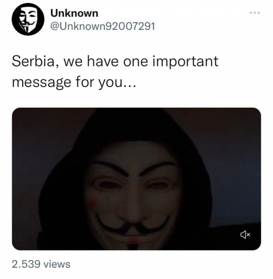 SRBIJI OBJAVLJEN RAT Moćna hakerska grupa najavila brutalnu osvetu našoj zemlji, njihove reči uznemirile javnost (VIDEO)
