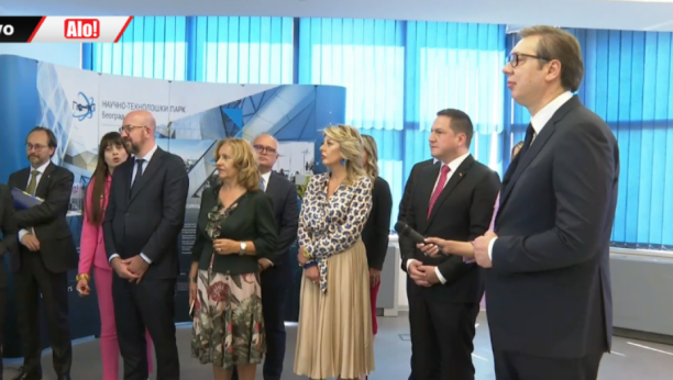VUČIĆ I MIŠEL OBIŠLI NAUČNO-TEHNOLOŠKI PARK Potpisan ugovor o zajedničkom projektu (VIDEO)
